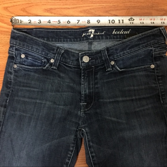 Women’s 7 for all mankind blue jeans size 28 - Picture 2 of 6